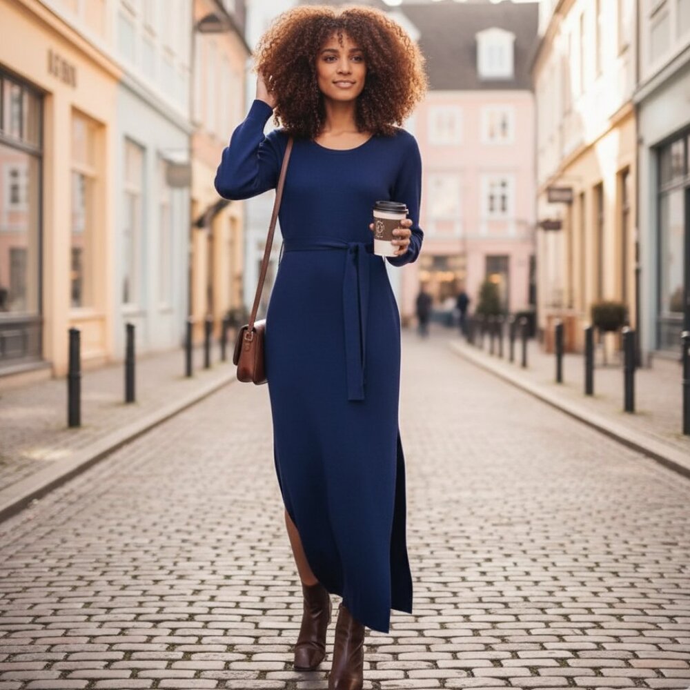 NWT Sovere Ease Knit Sweater Dress